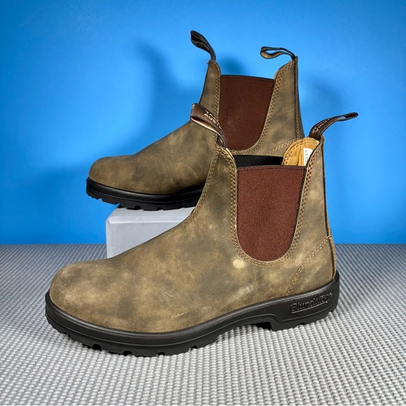 Blundstone 585 Boots NEW Women’s 9 Rustic Brown Elastic Sided Slip On - Picture 8 of 8